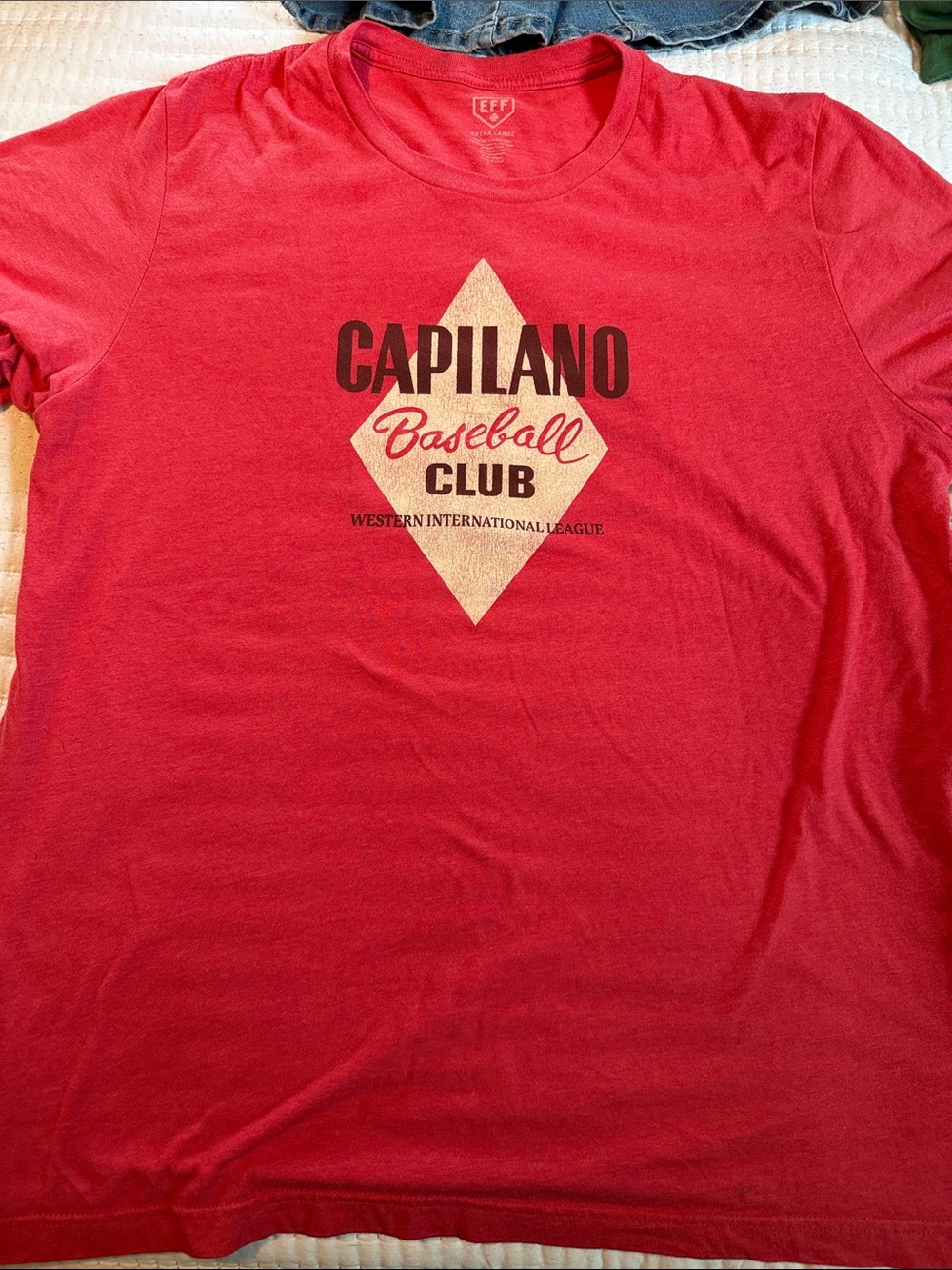 Capilano Baseball Club Red Graphic Tee by